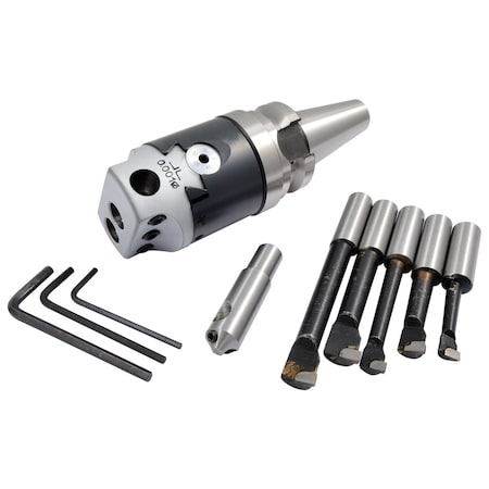 Hhip 2 in. Boring Head Kit With BT30 Shank, Boring Bars & Fly Cutter 1061-0096